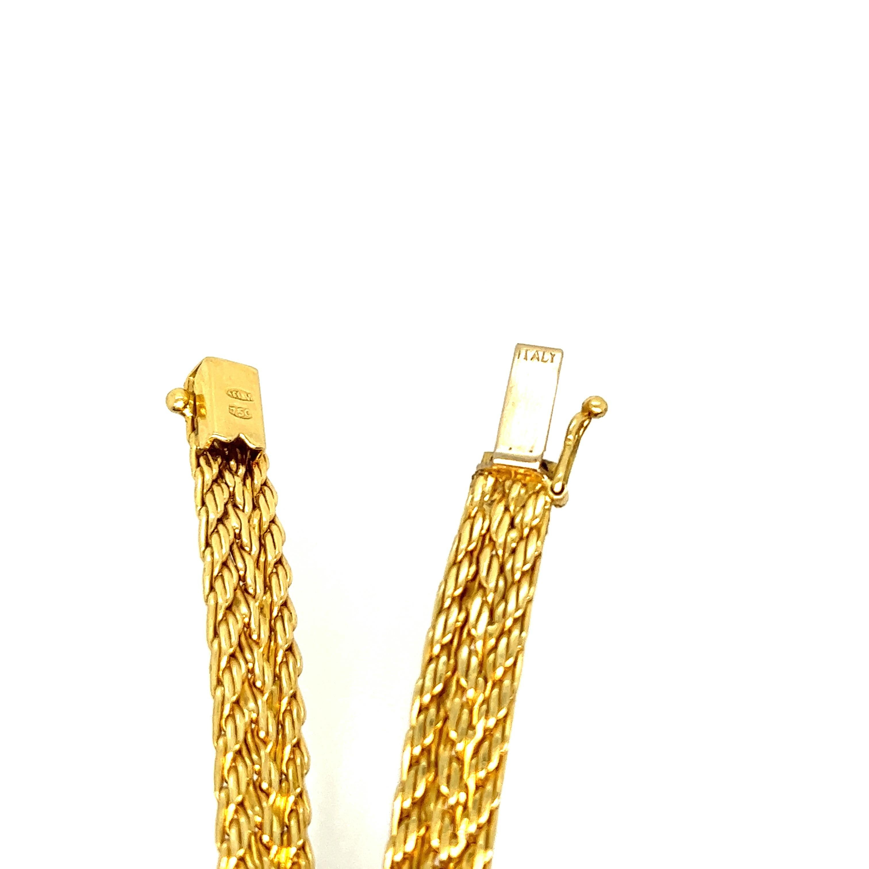 Italienische Halskette aus Gold 2