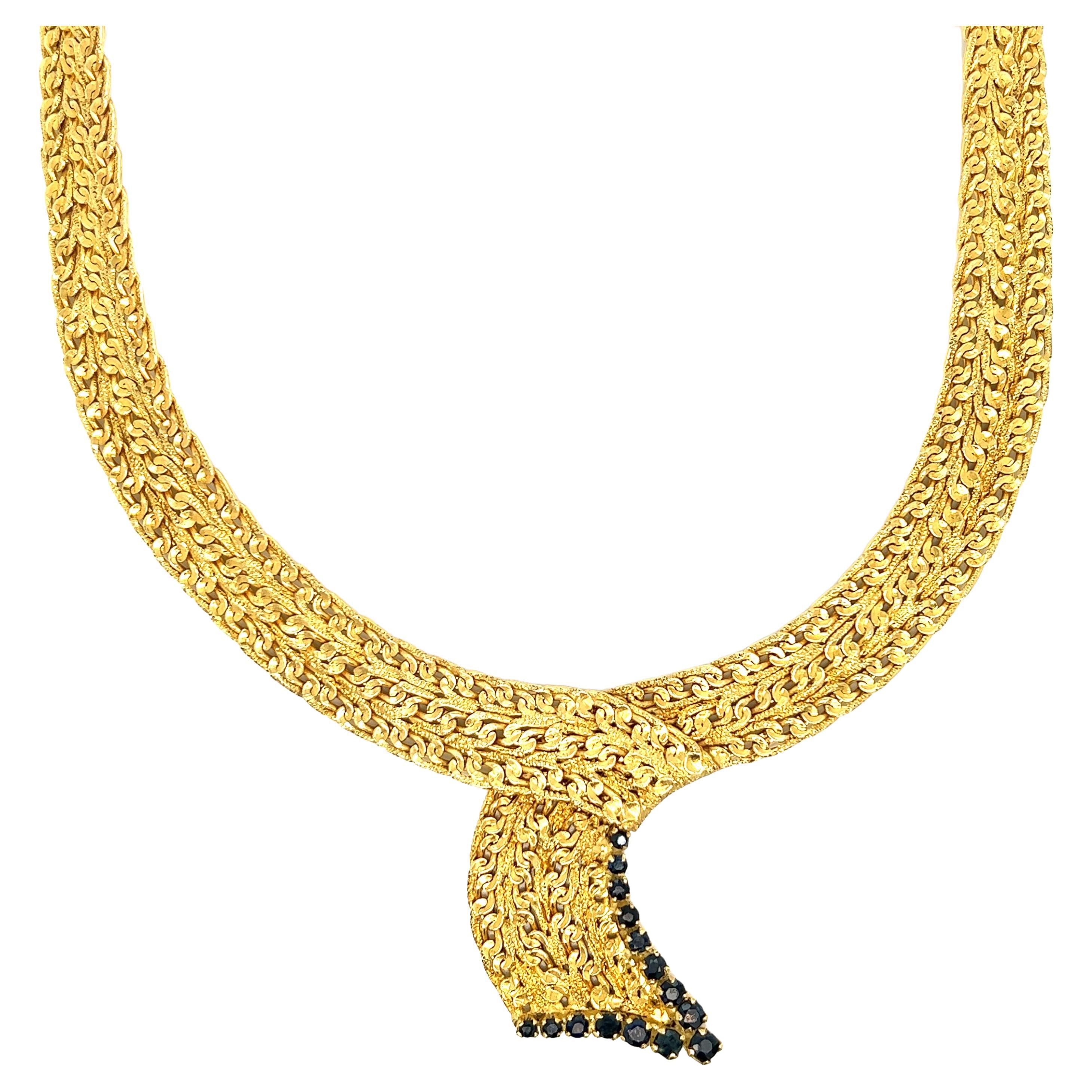 Italienische Halskette aus Gold