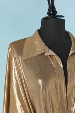 Gold jersey cocktail dress NORMA KAMALI