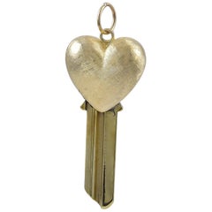 Vintage Gold Key To My Heart
