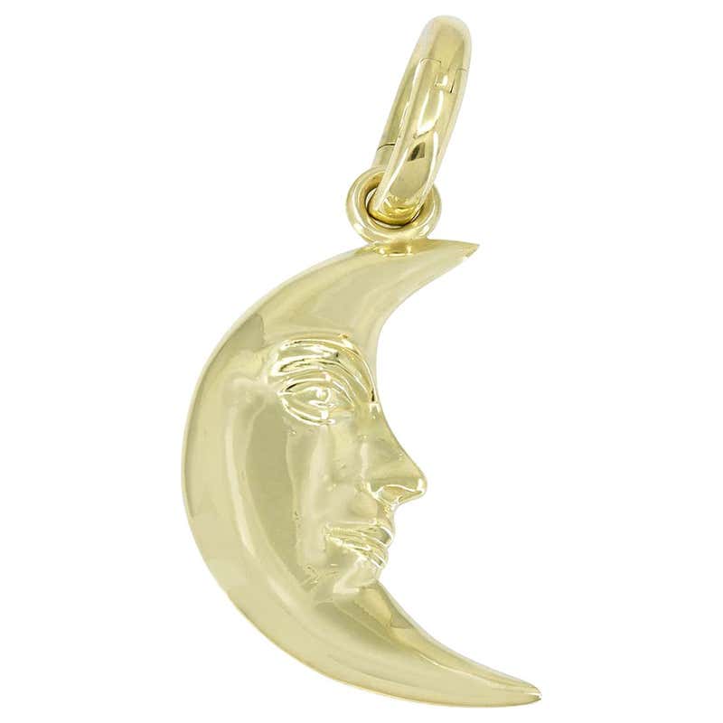 Silver moon necklace tiffany Clearance