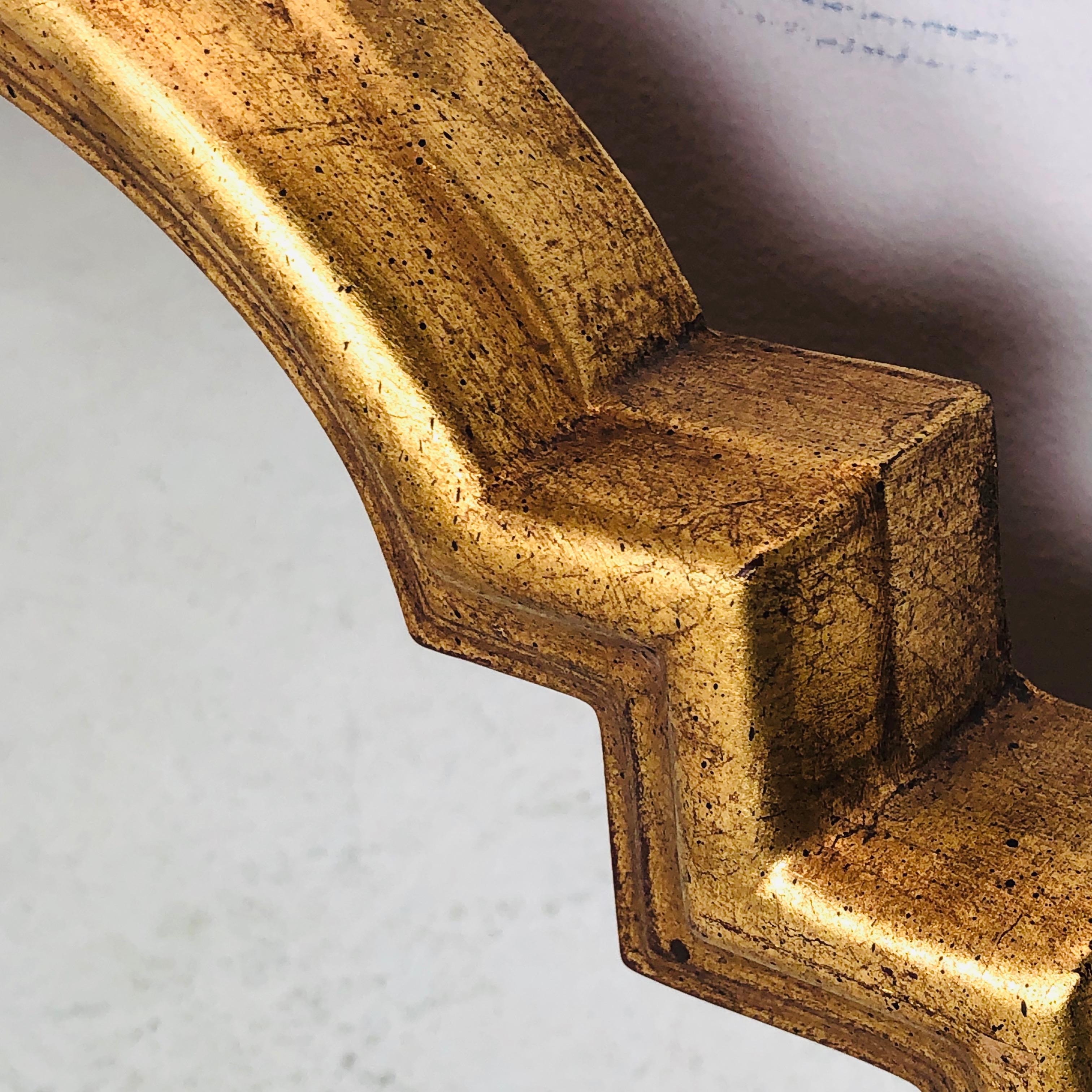 Mid-Century Modern Gold La Barge Italian Mirror