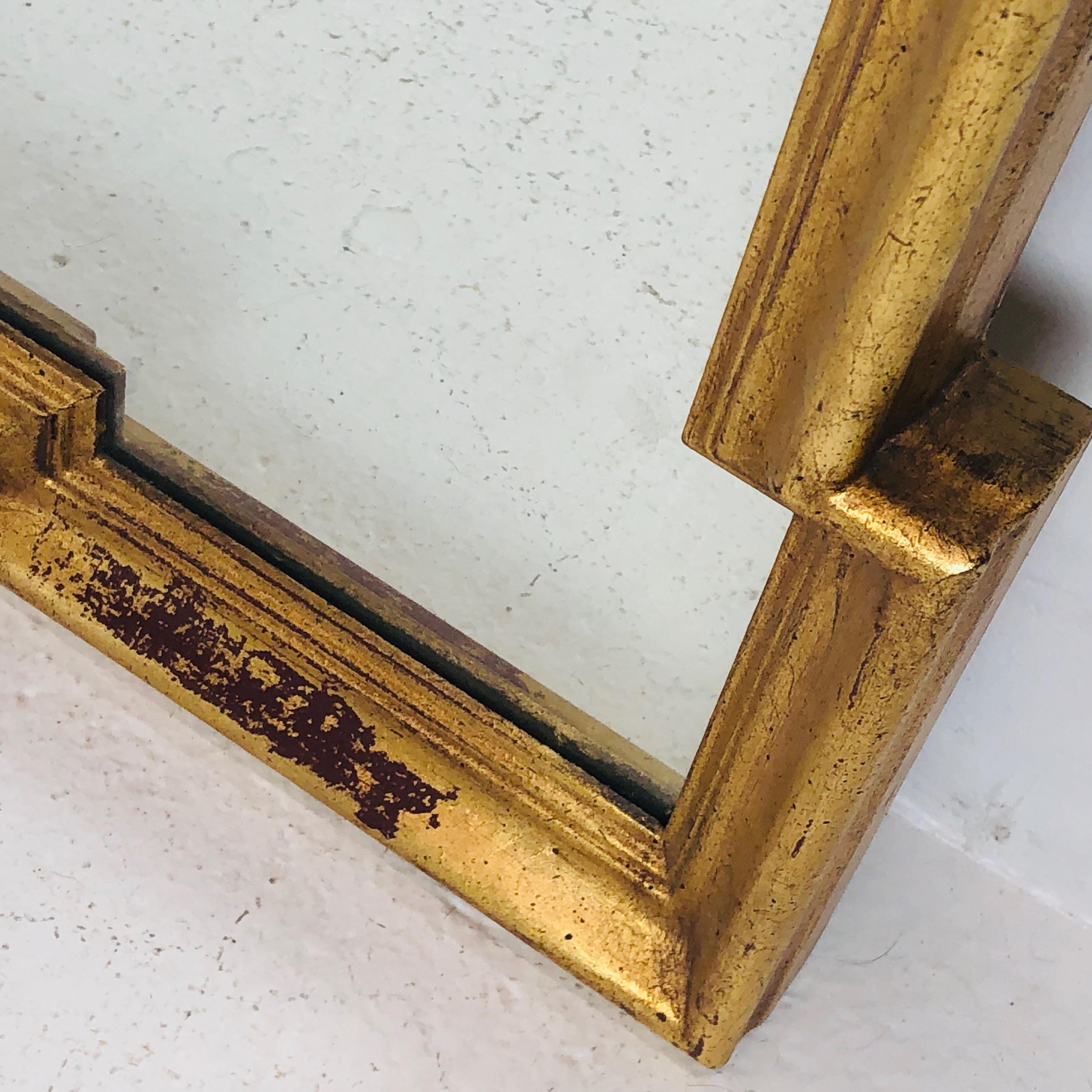 Gold La Barge Italian Mirror In Good Condition In Dallas, TX
