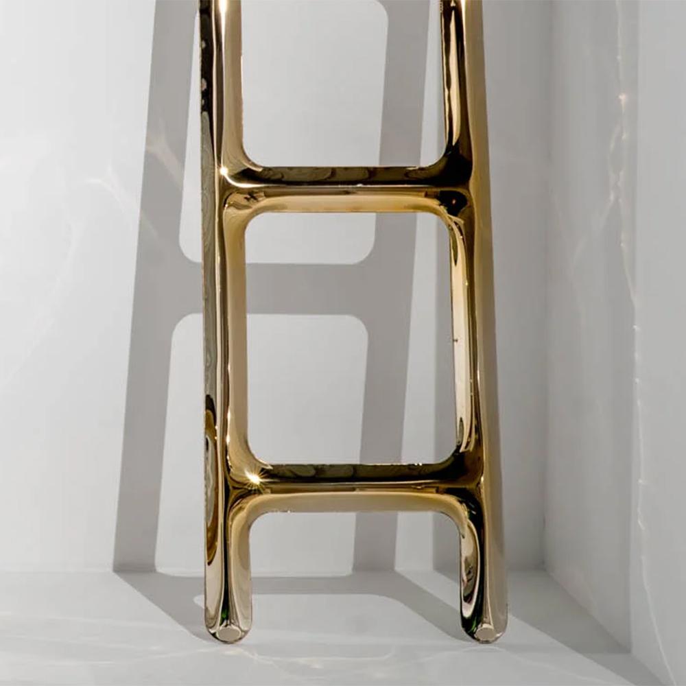 gold decorative ladder
