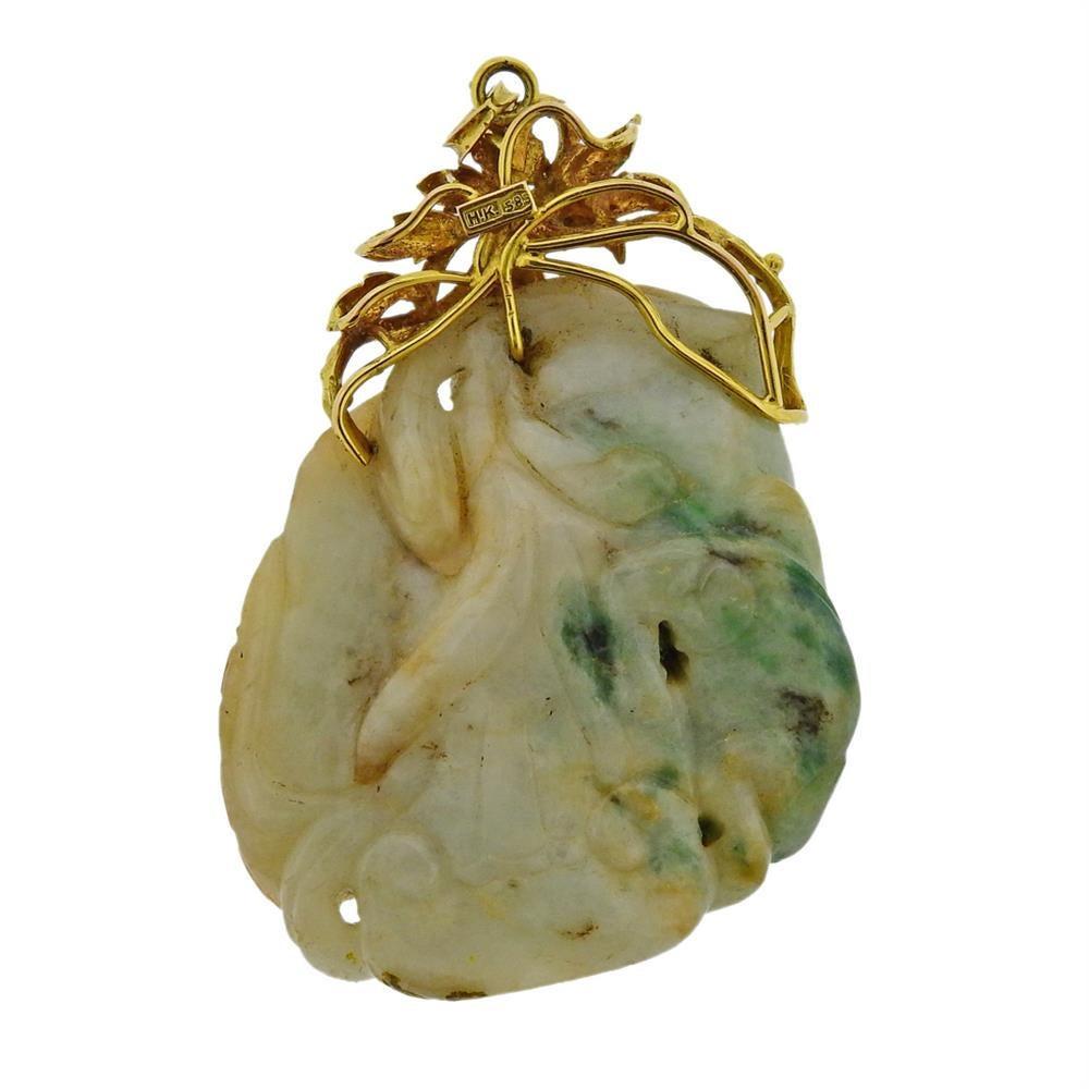 large jade pendant