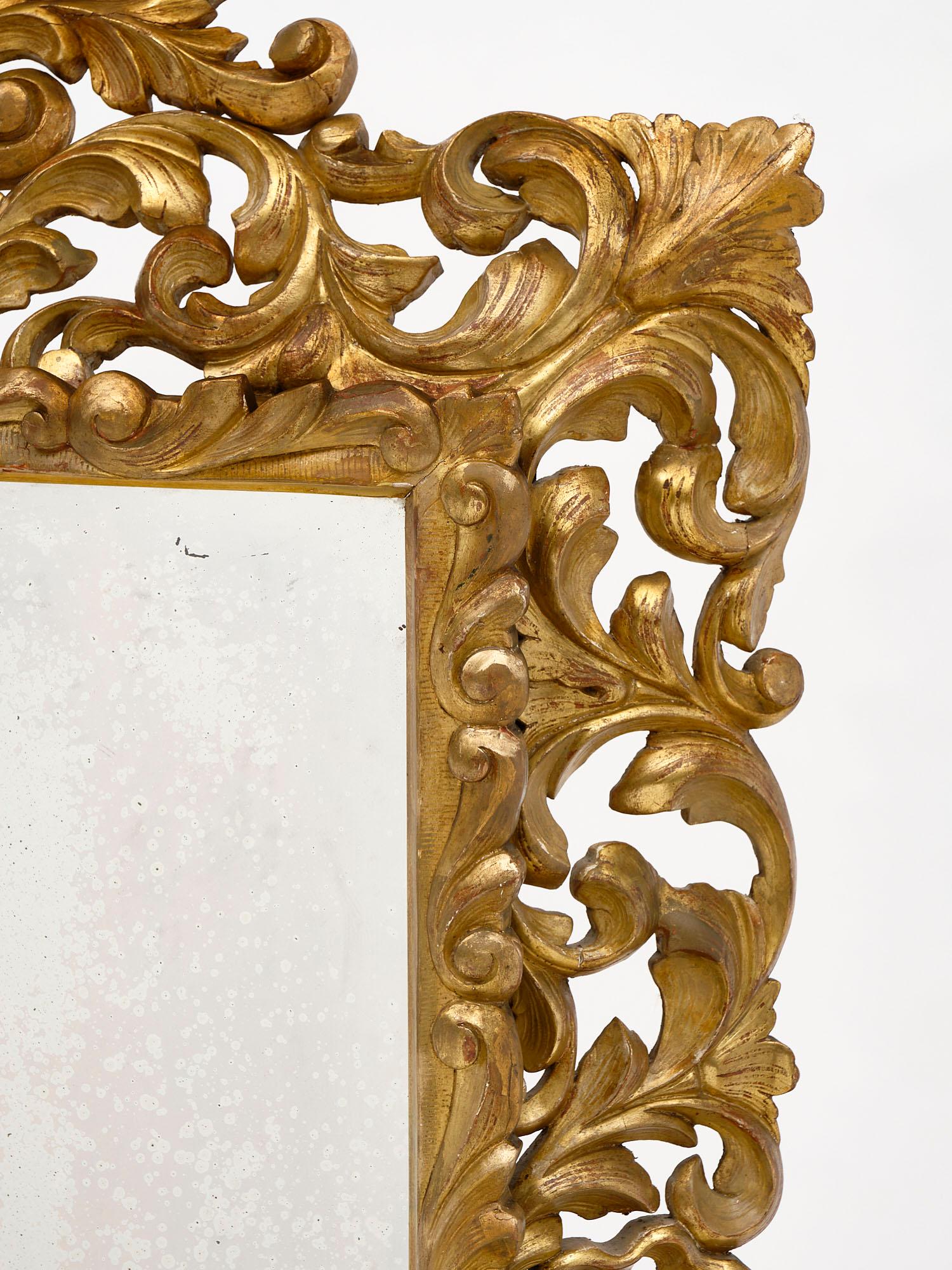 Gold Leaf Antique French Mirror 3