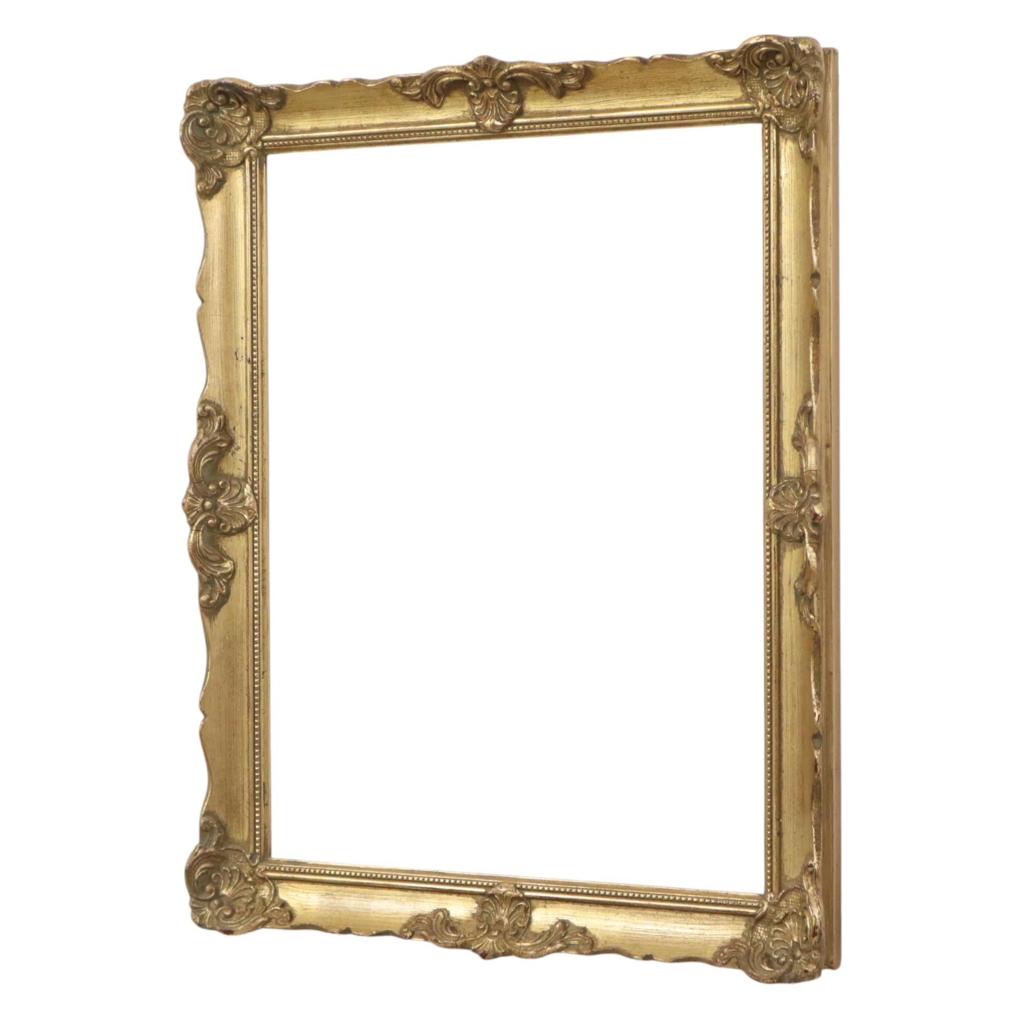 Gold Leaf Baroque Style Frame Classic Gilded Frame 43x34cm For Sale 6