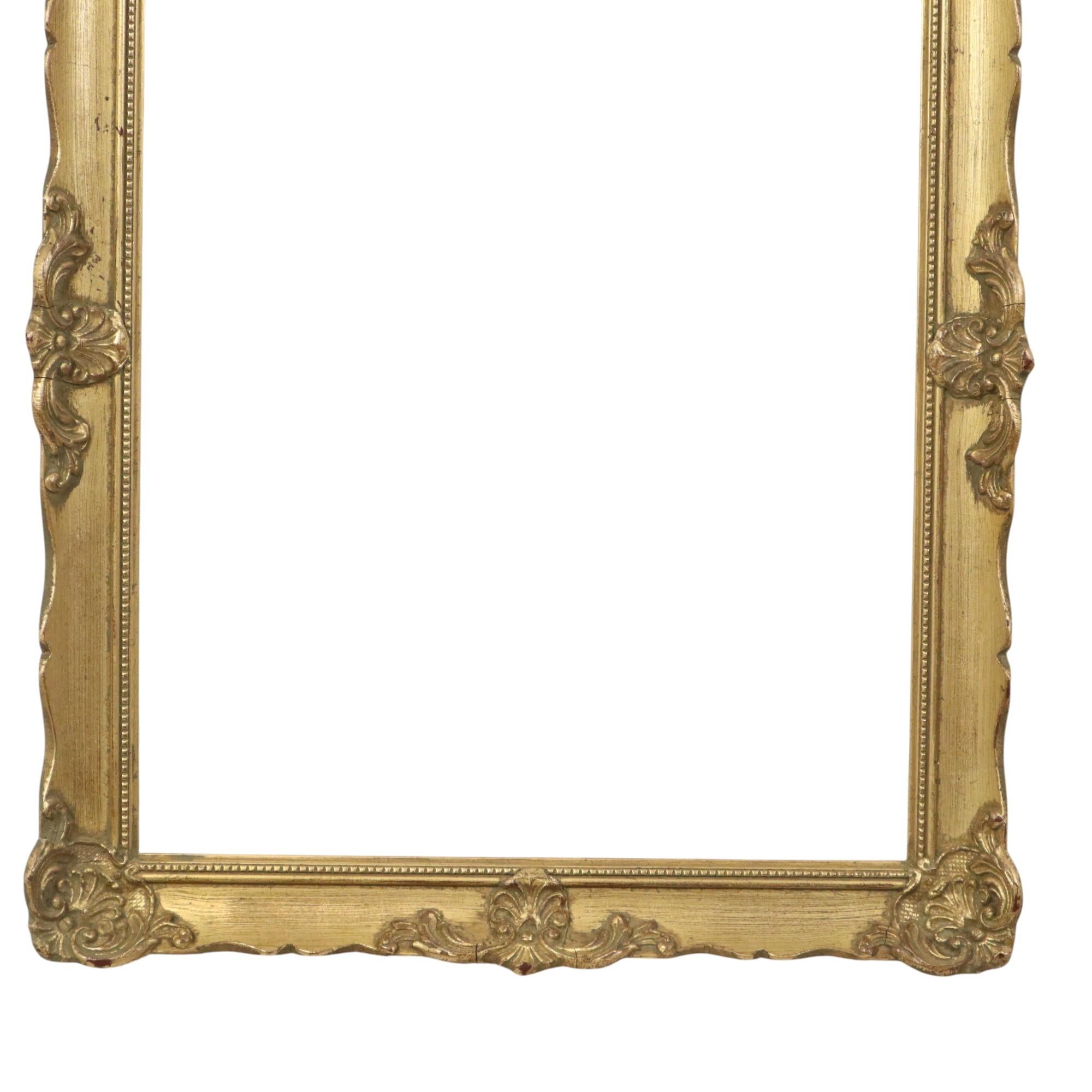 Gilt Gold Leaf Baroque Style Frame Classic Gilded Frame 43x34cm For Sale