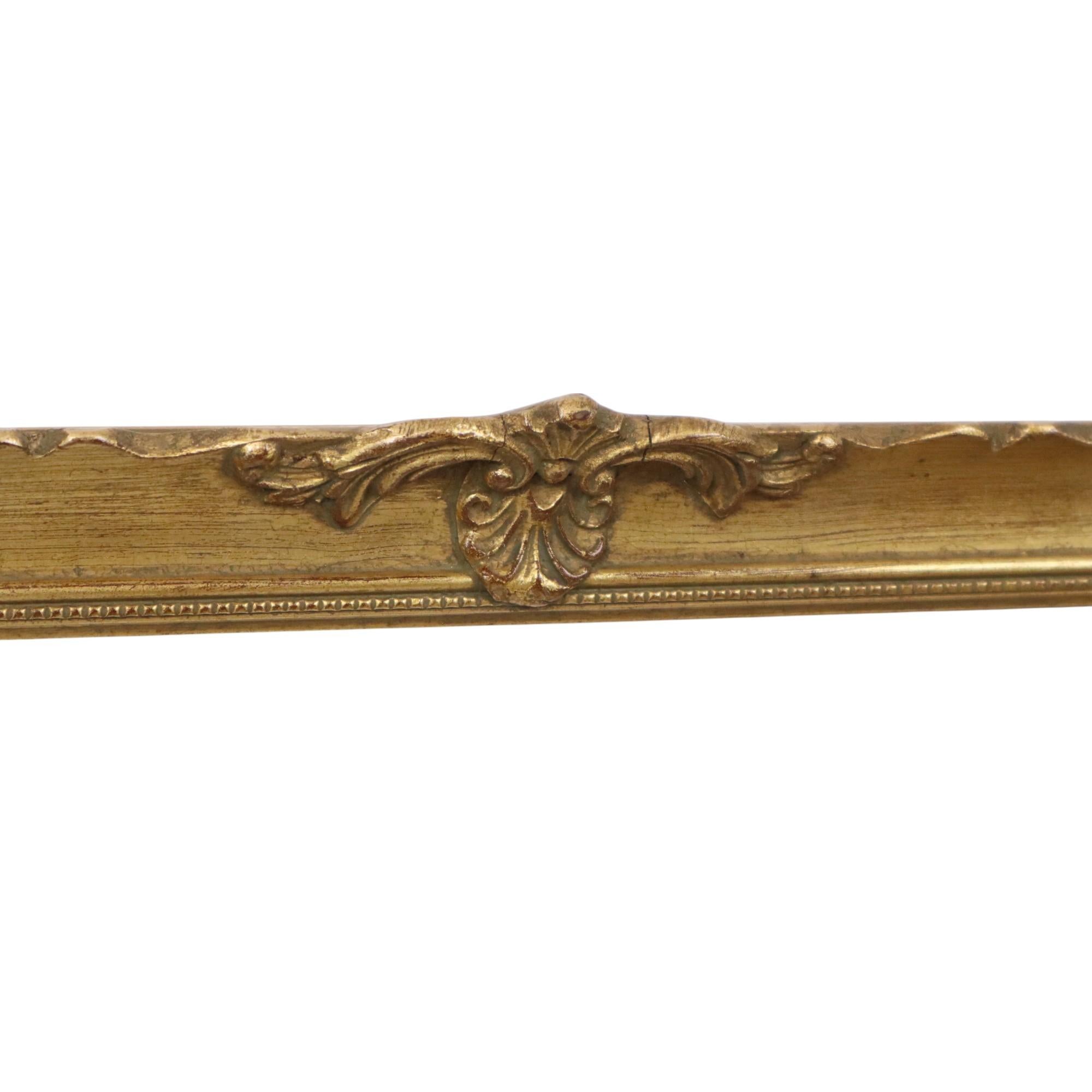 Gold Leaf Baroque Style Frame Classic Gilded Frame 43x34cm In Good Condition For Sale In Poperinge, BE