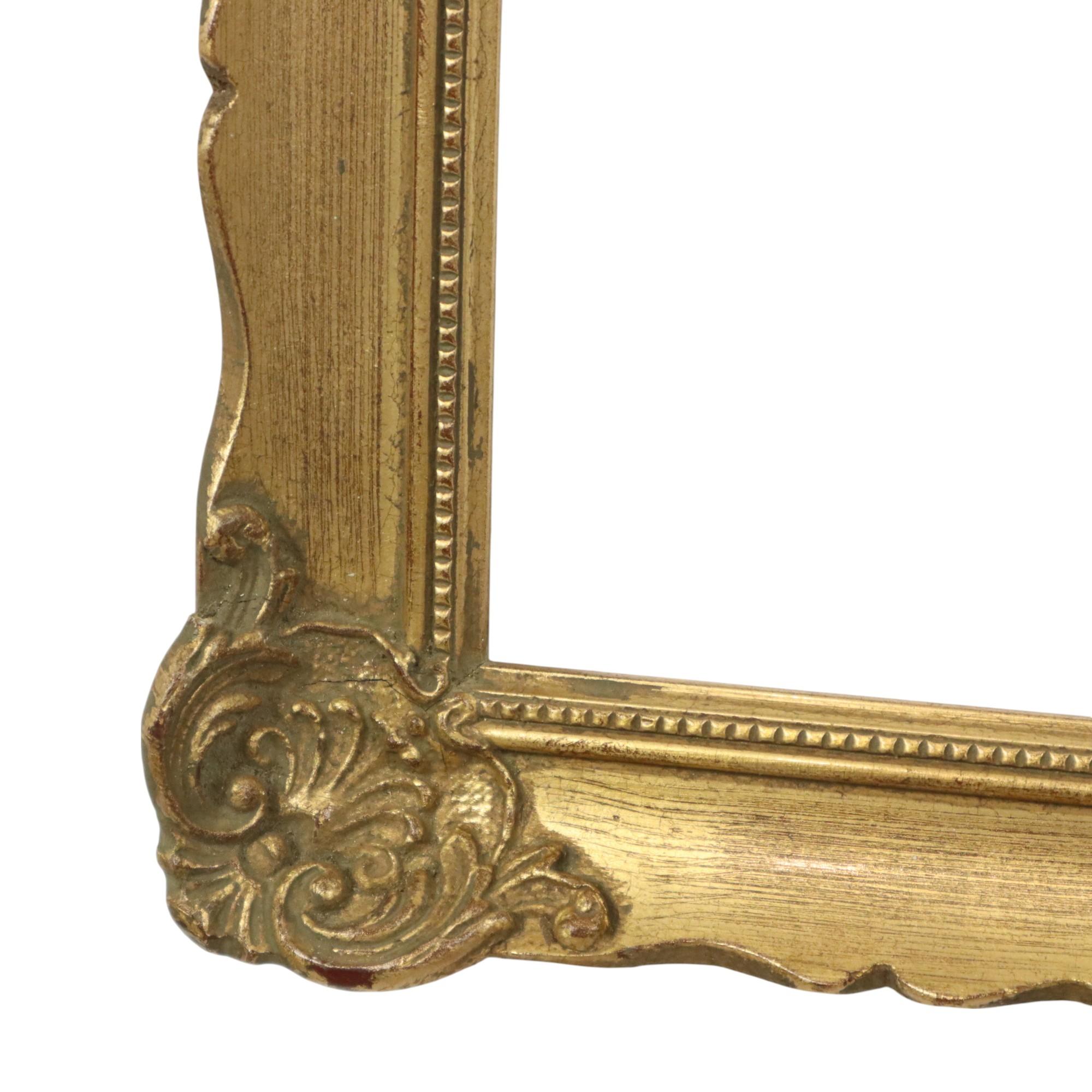 Gold Leaf Baroque Style Frame Classic Gilded Frame 43x34cm For Sale 1