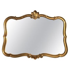 Gold Leaf Cartouche Mirror
