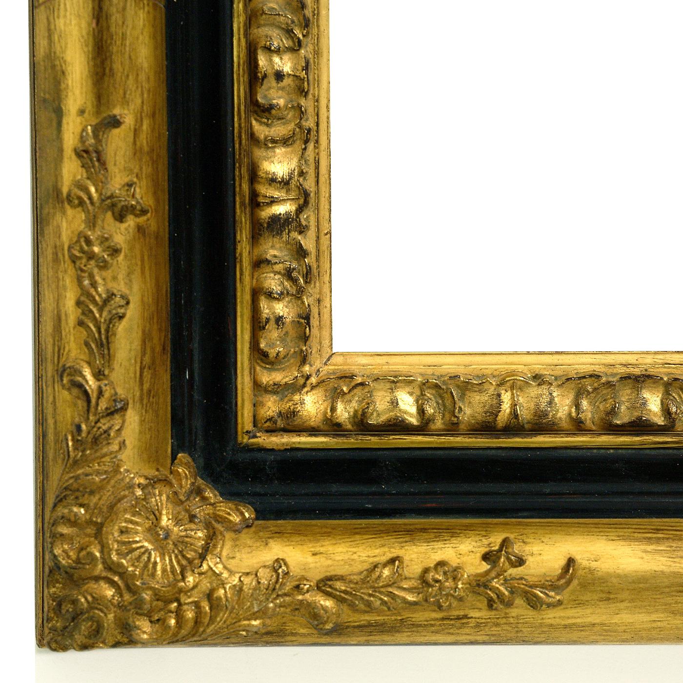 Italian Gold Leaf Cassonetto Mirror