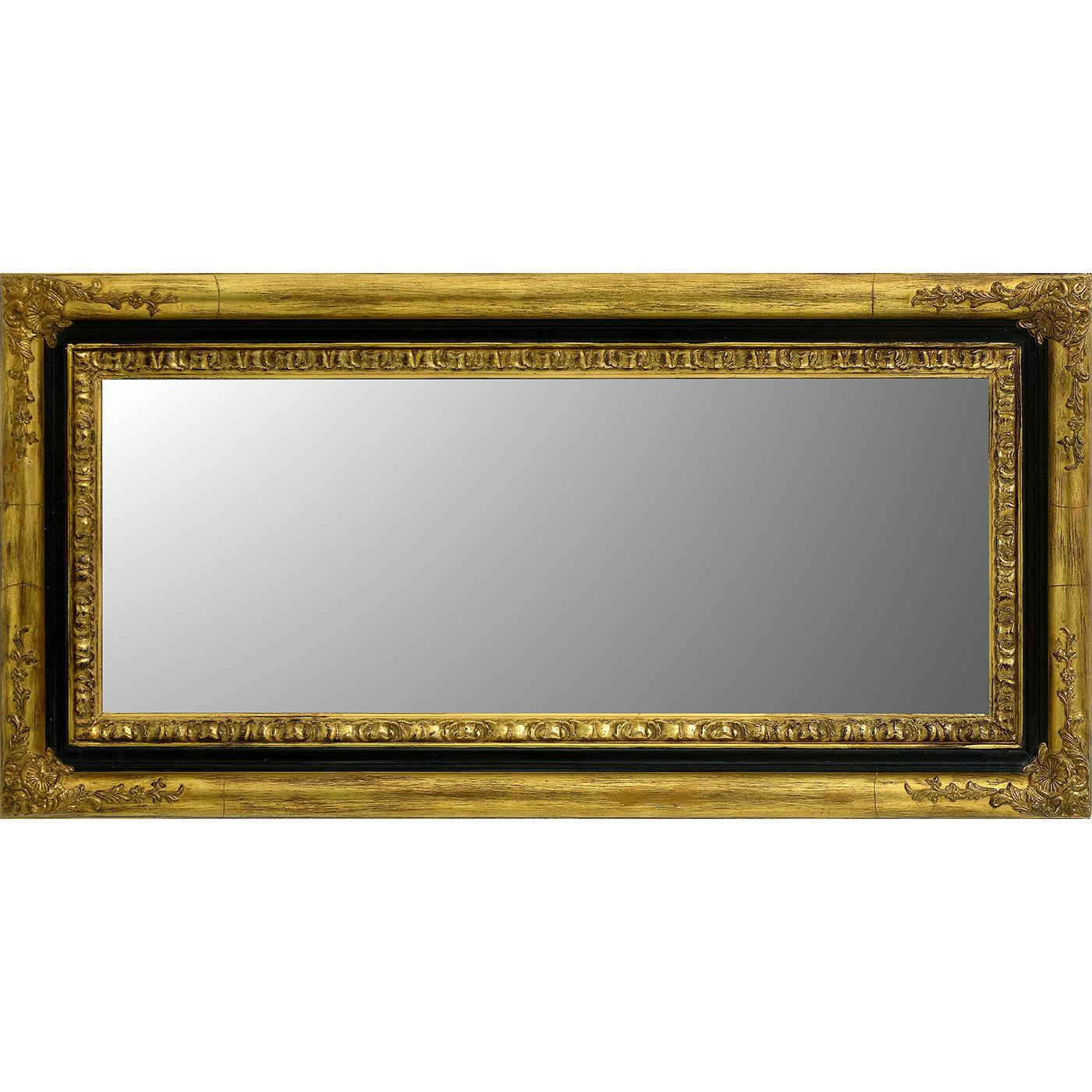 Gold Leaf Cassonetto Mirror In New Condition In Milan, IT