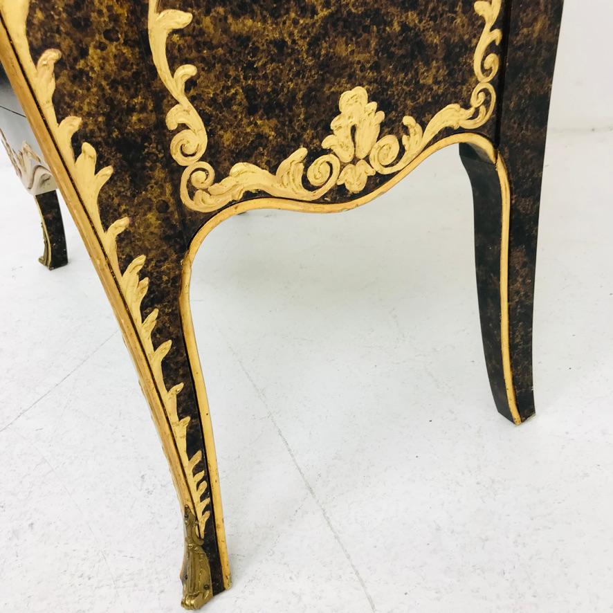 Gold Leaf Chest / Commode by John Widdicomb For Sale 6