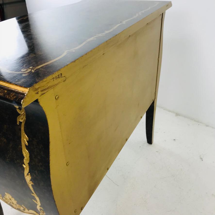 Gold Leaf Chest / Commode by John Widdicomb For Sale 1
