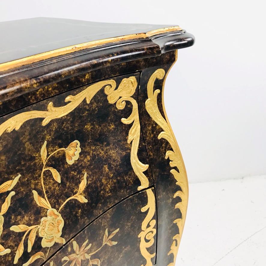 Gold Leaf Chest / Commode by John Widdicomb For Sale 2