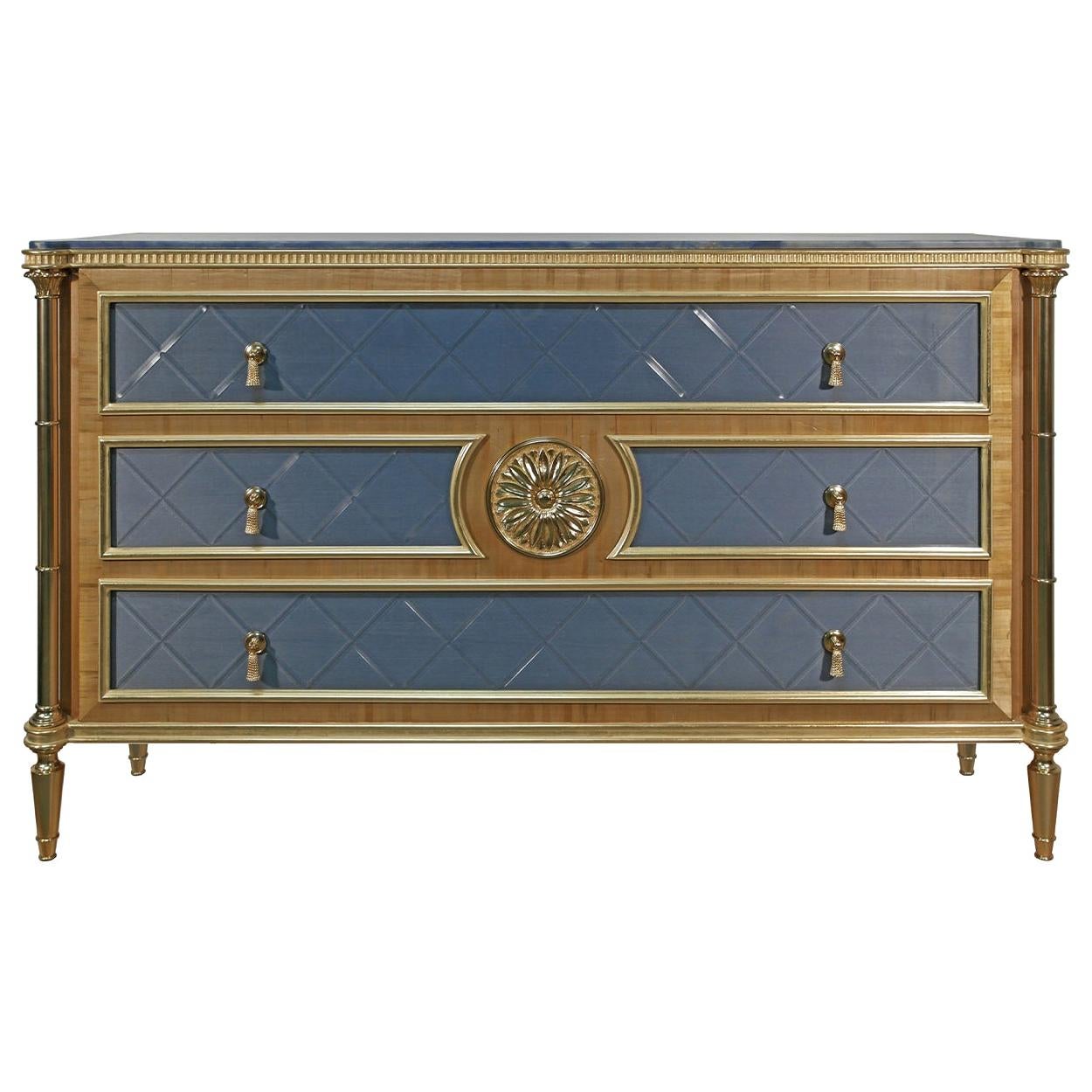 Gold Leaf Chest of Drawers