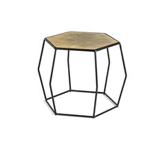 Gold Leaf Esagono Hexagonal Coffee Table by Disain1971