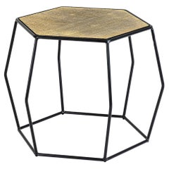 Gold Leaf Esagono Hexagonal Coffee Table by Disain1971