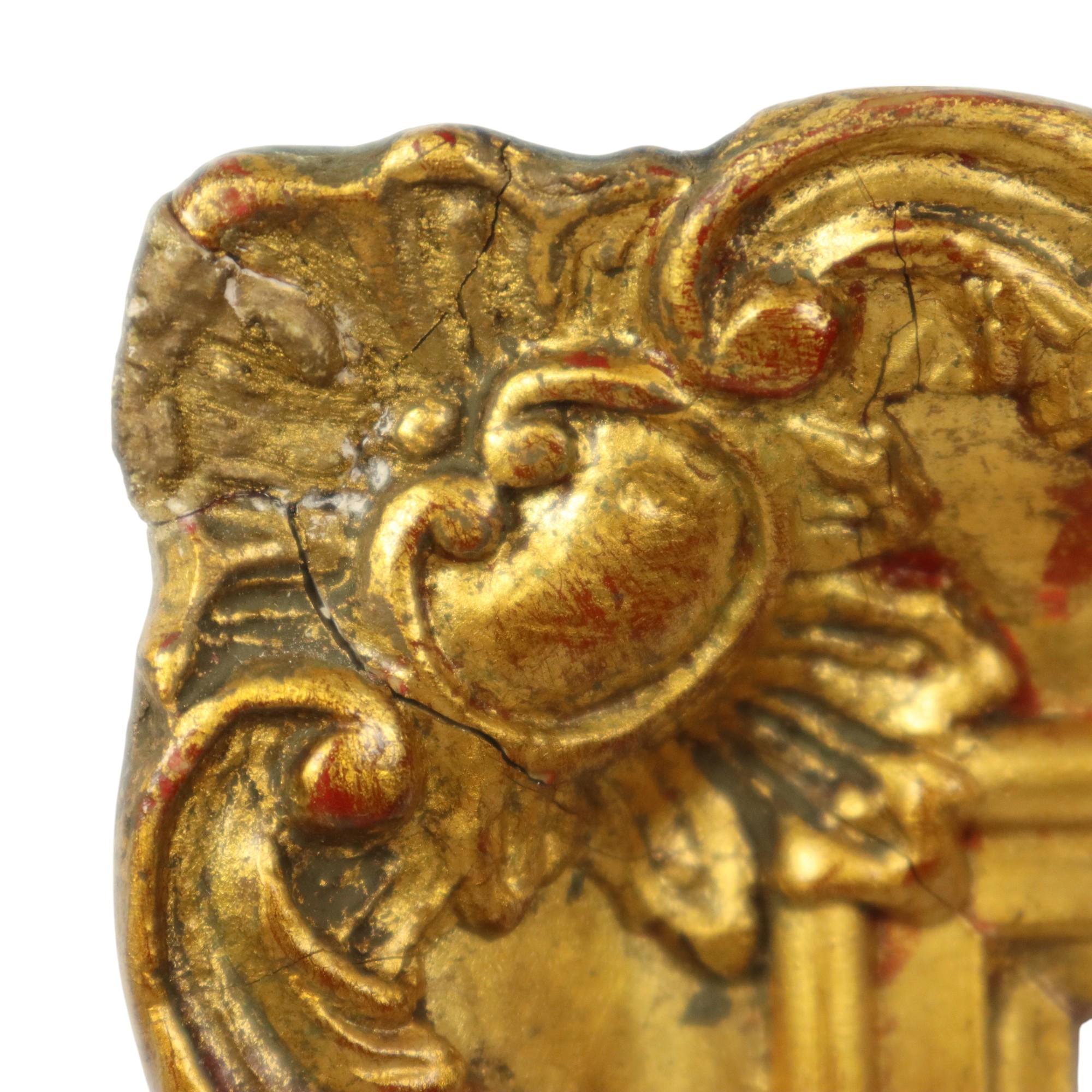 Gold Leaf Gilded Frame Baroque Style Classic 34x28cm For Sale 6