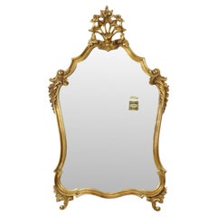 Espejo Dorado Deknudt Facetado Espejo Barroco Crestado 93cm