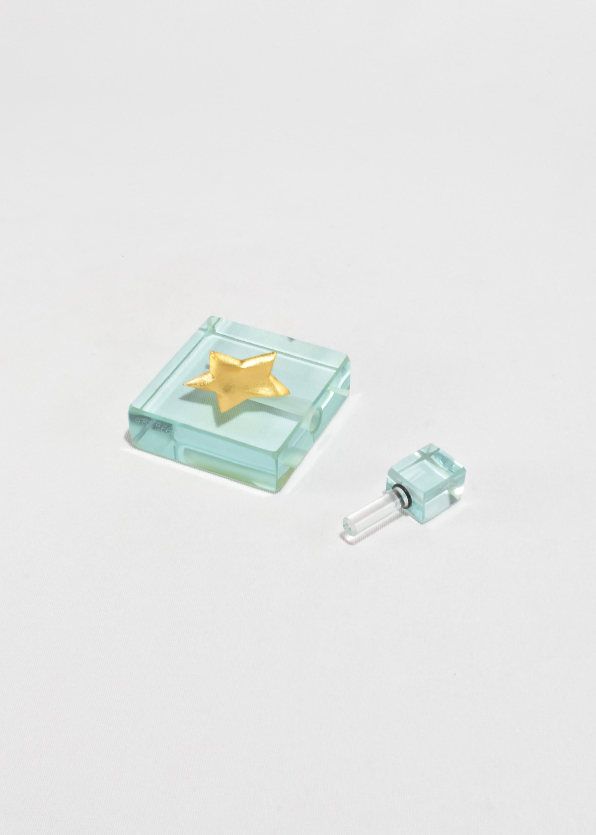 Gold Leaf Star Parfümflasche (Ende des 20. Jahrhunderts) im Angebot