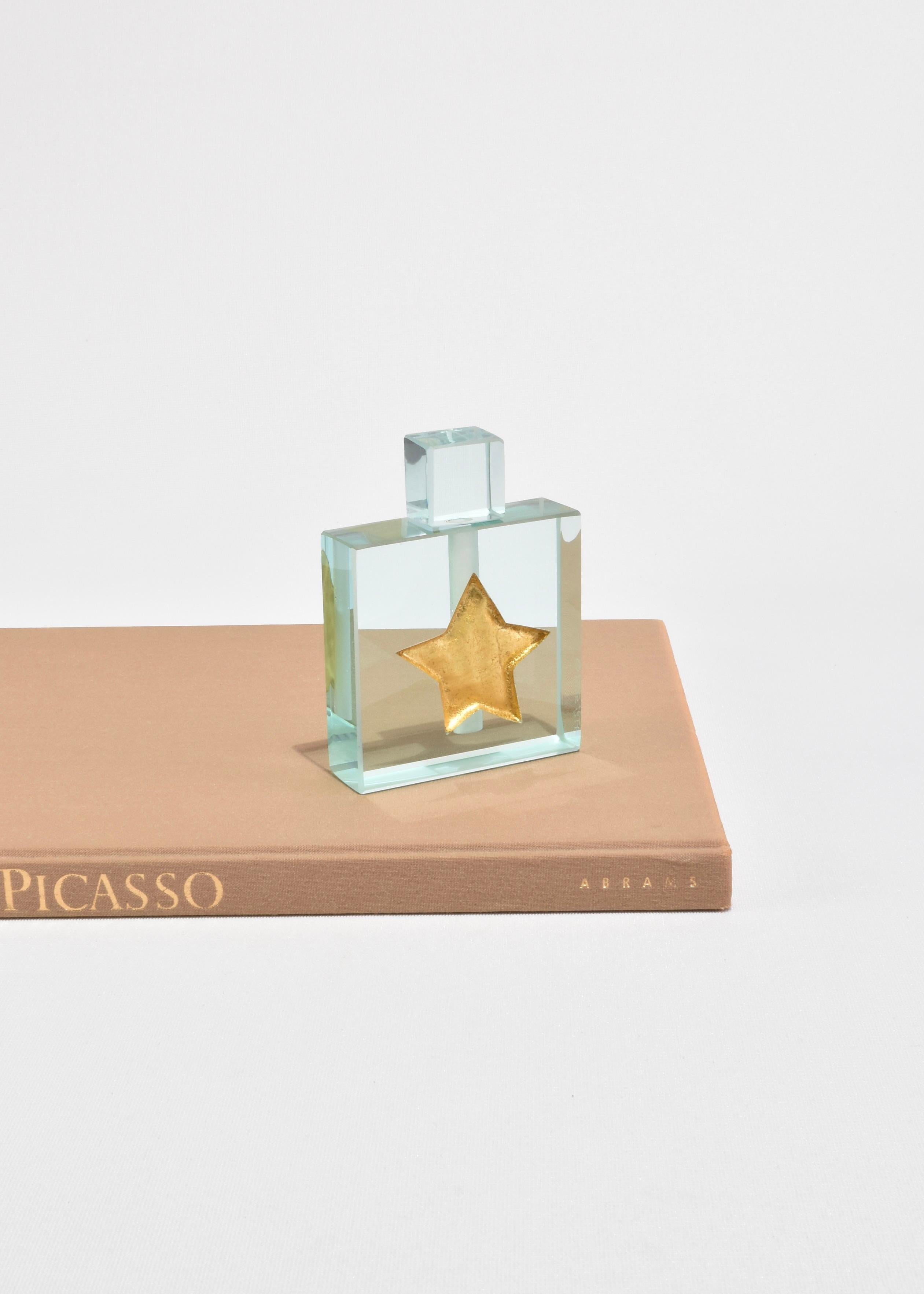 Gold Leaf Star Parfümflasche im Angebot 1