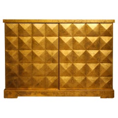 Gold Leaf Two Door Cabinet 
