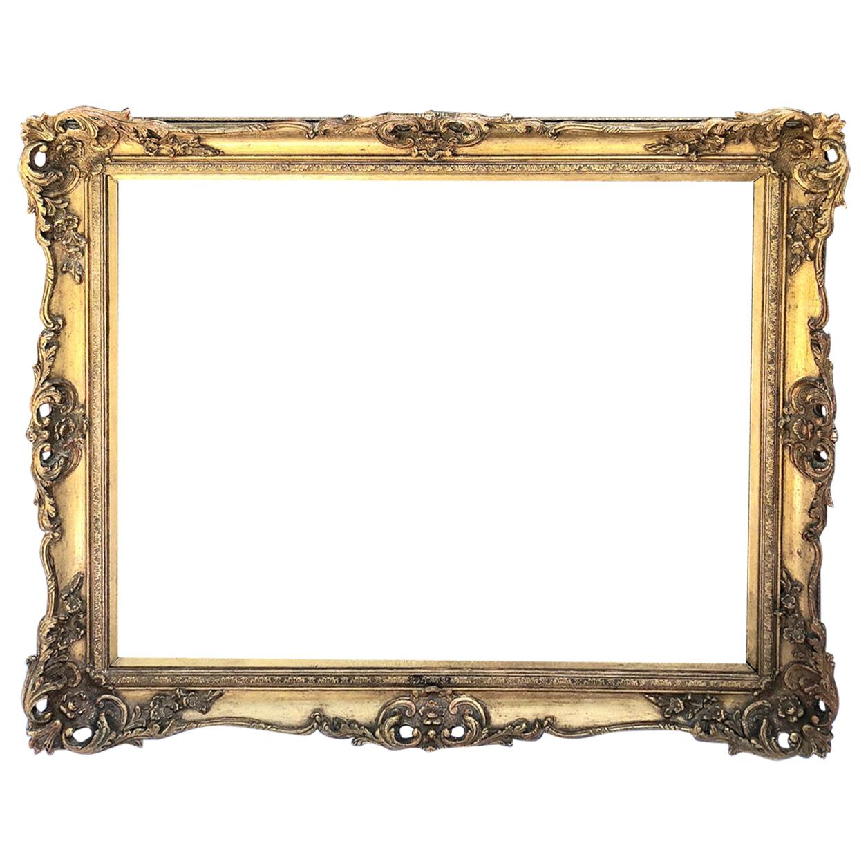 Gold Leafed French Picture Frame