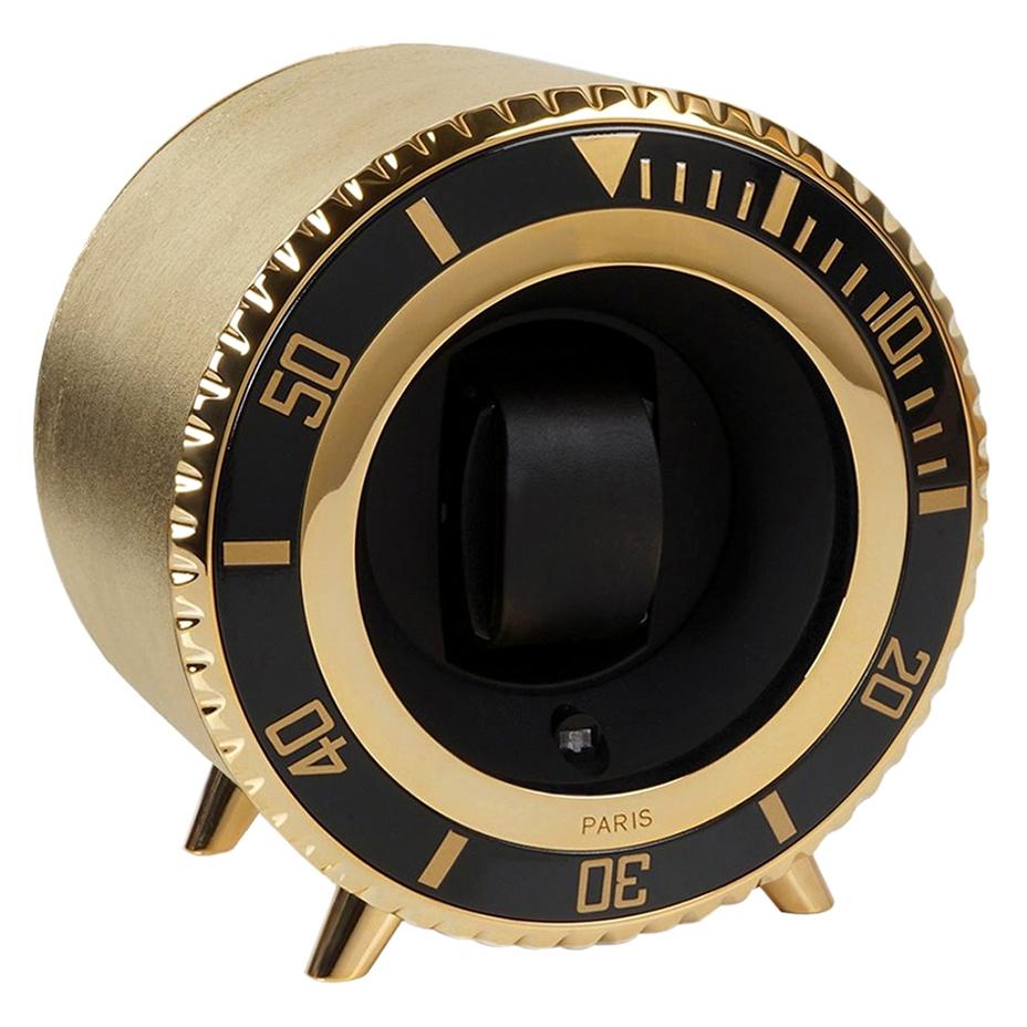 Gold Leather Watch Winder