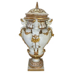 Gold Lidded Urn with Caryotids