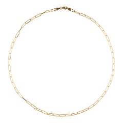 Gold Link Chain Necklace 14k Gold Made in Italy 6.4 Grams