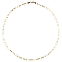 Gold Link Chain Necklace 14k Gold Made in Italy 6.4 Grams