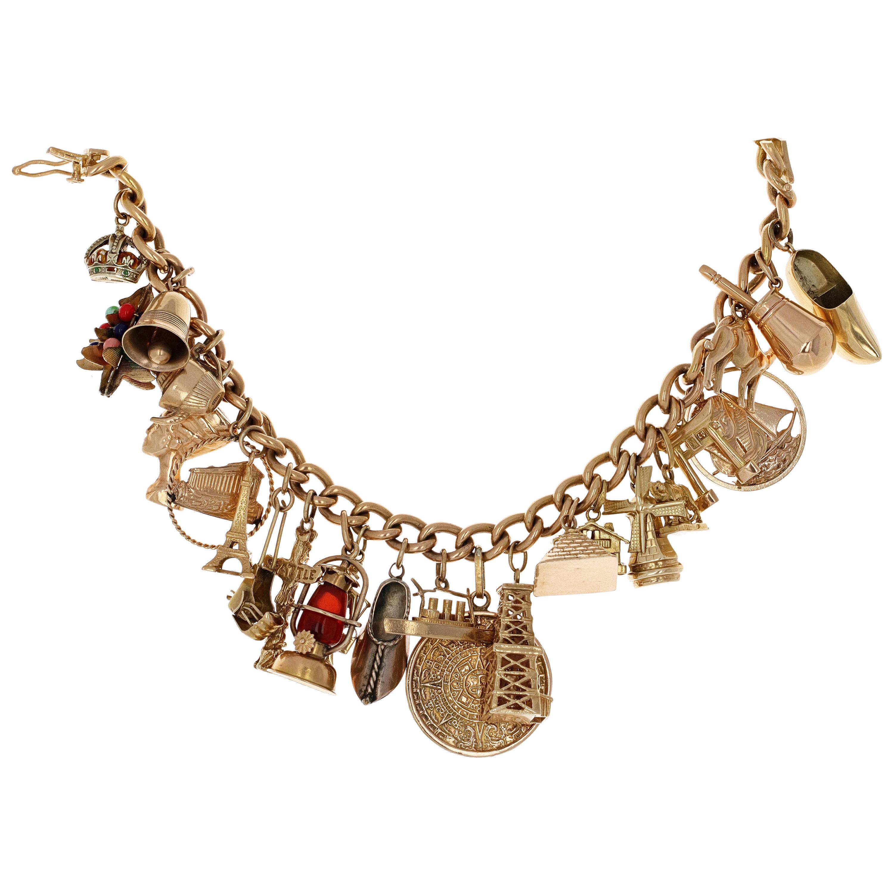 Antique & Vintage Jewelry Art Deco Charm Bracelet - Bracelets - Broken  English Jewelry – Broken English Jewelry