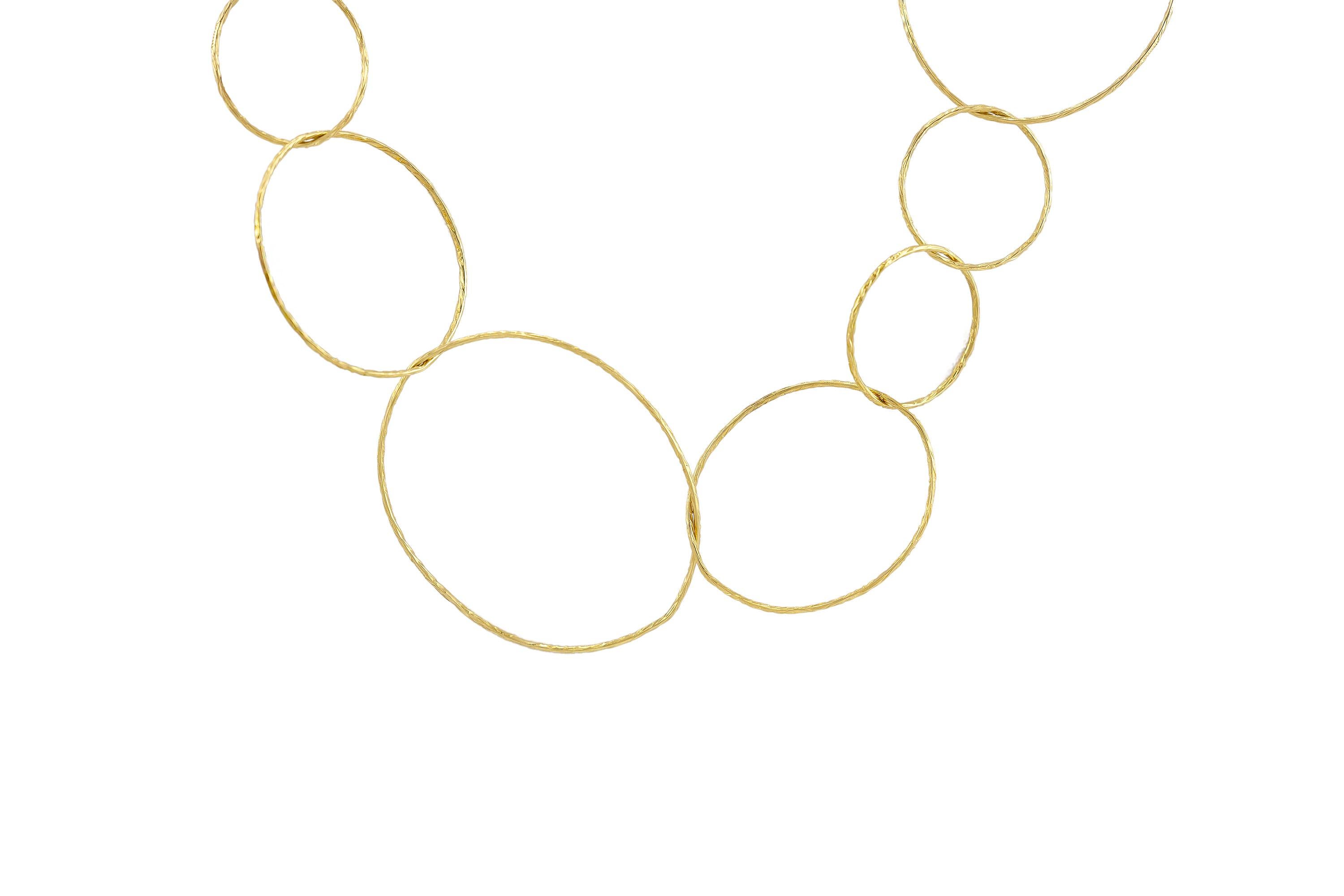 Gold Link Necklace by Paloma Picasso for Tiffany & Co. In Good Condition In New York, NY