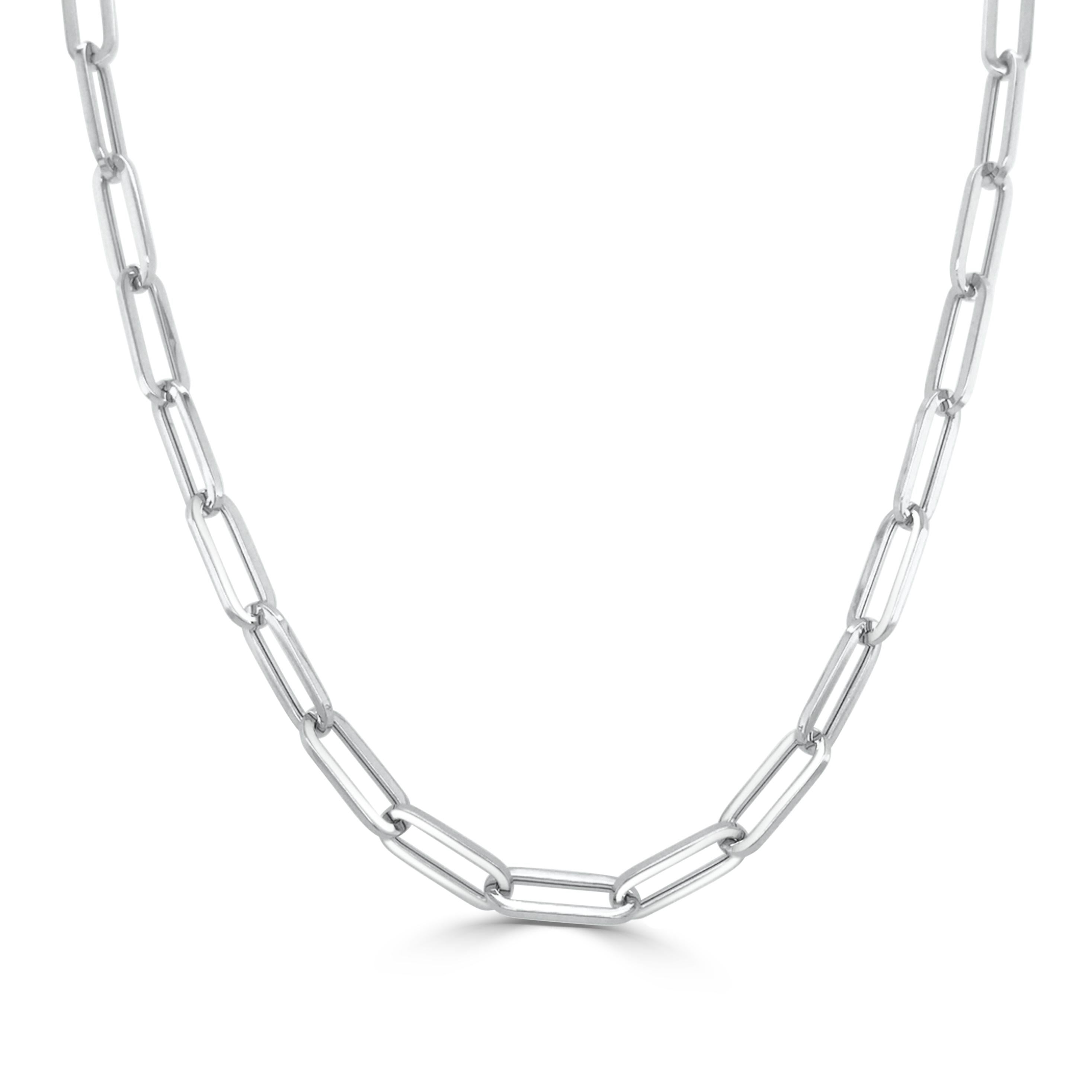 women's paperclip necklace