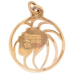 Gold Lion Charm, MGM Grand Hotel Vegas, Barbra Streisand 12-31-93 Performance