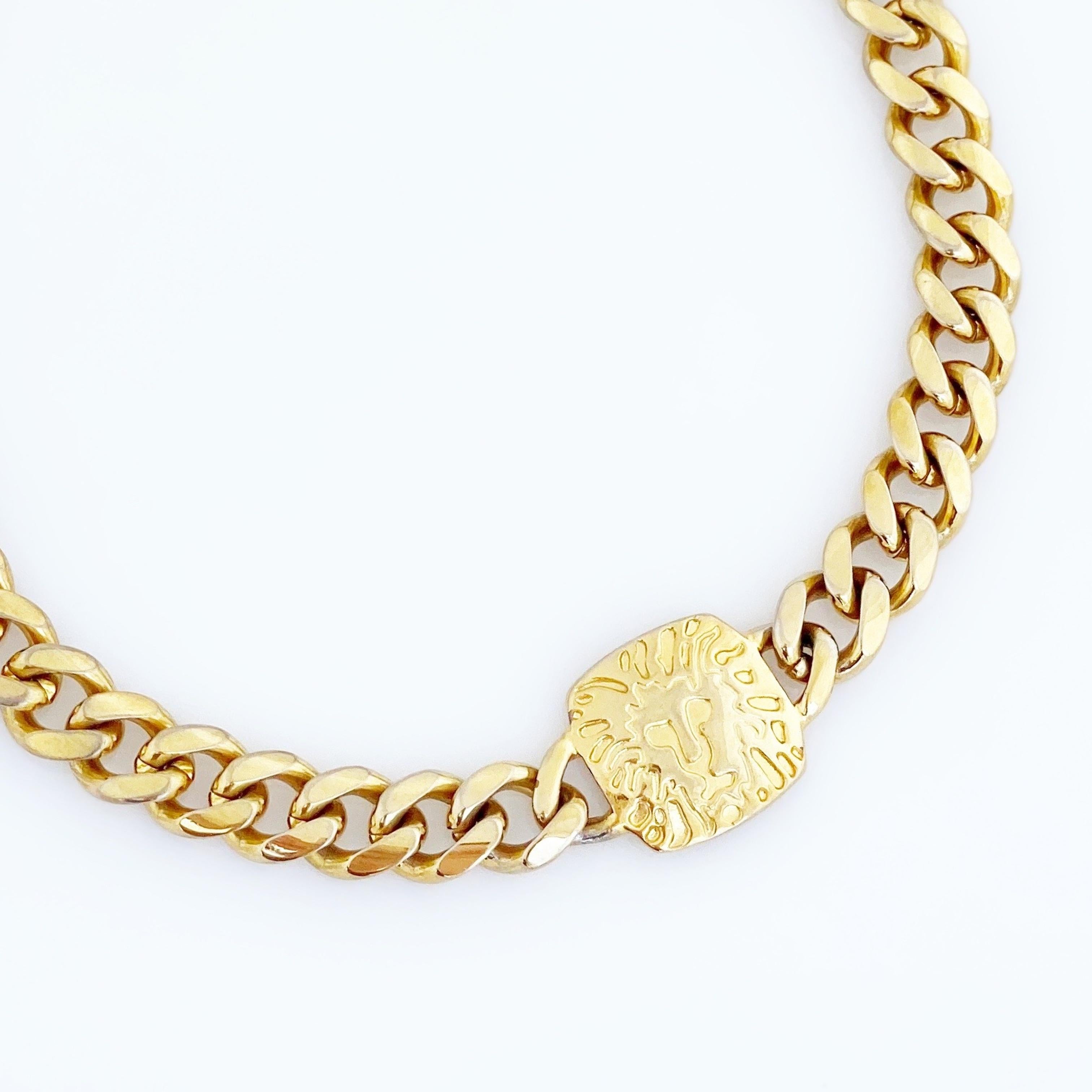 anne klein lion necklace