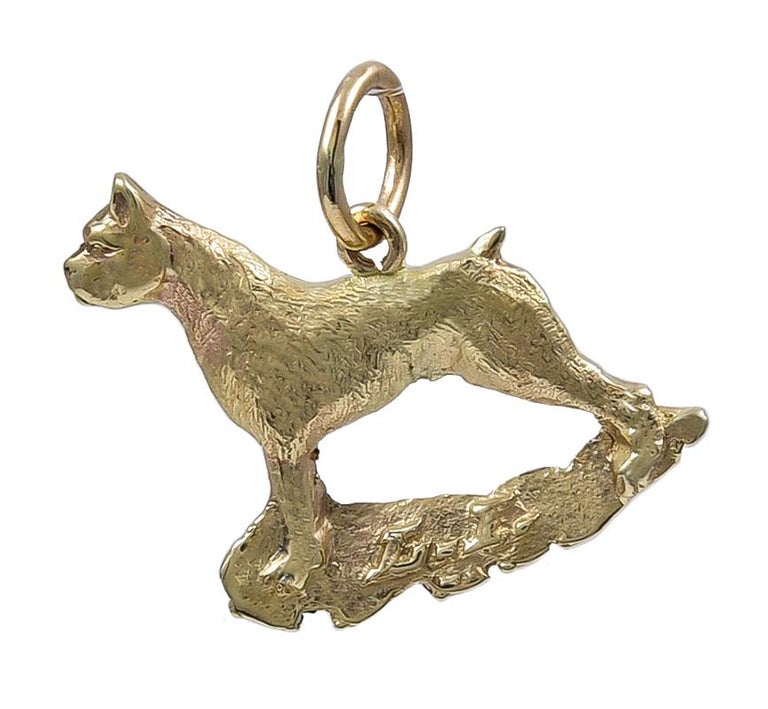 Gold Long Island Charm For Sale at 1stDibs