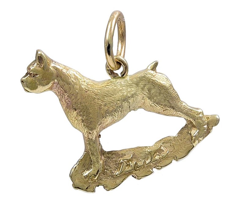 Gold Long Island Charm For Sale at 1stDibs