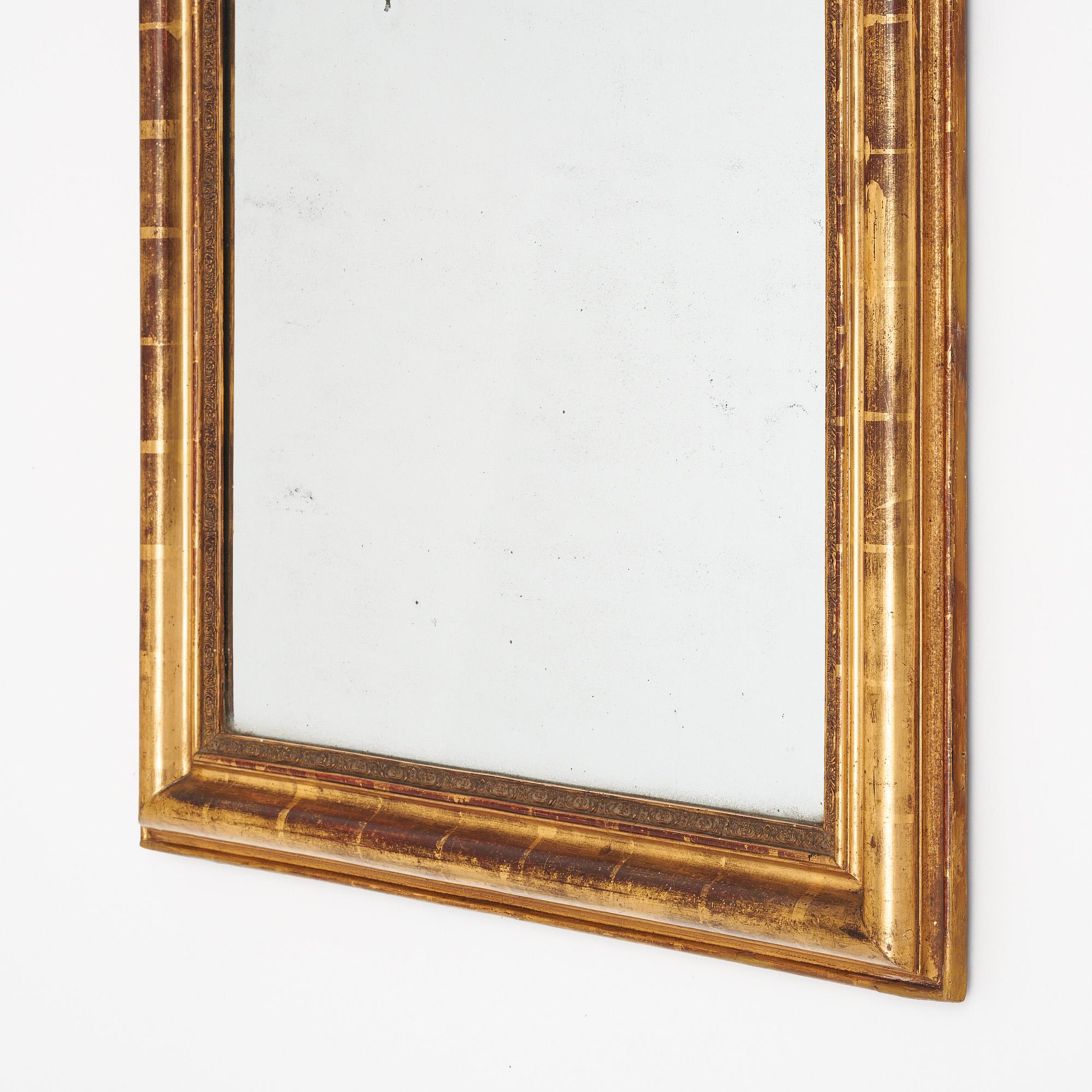 Specchio d'epoca Louis Philippe in oro in vendita 2
