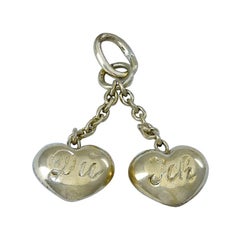 Gold Love Charm with German Endearment