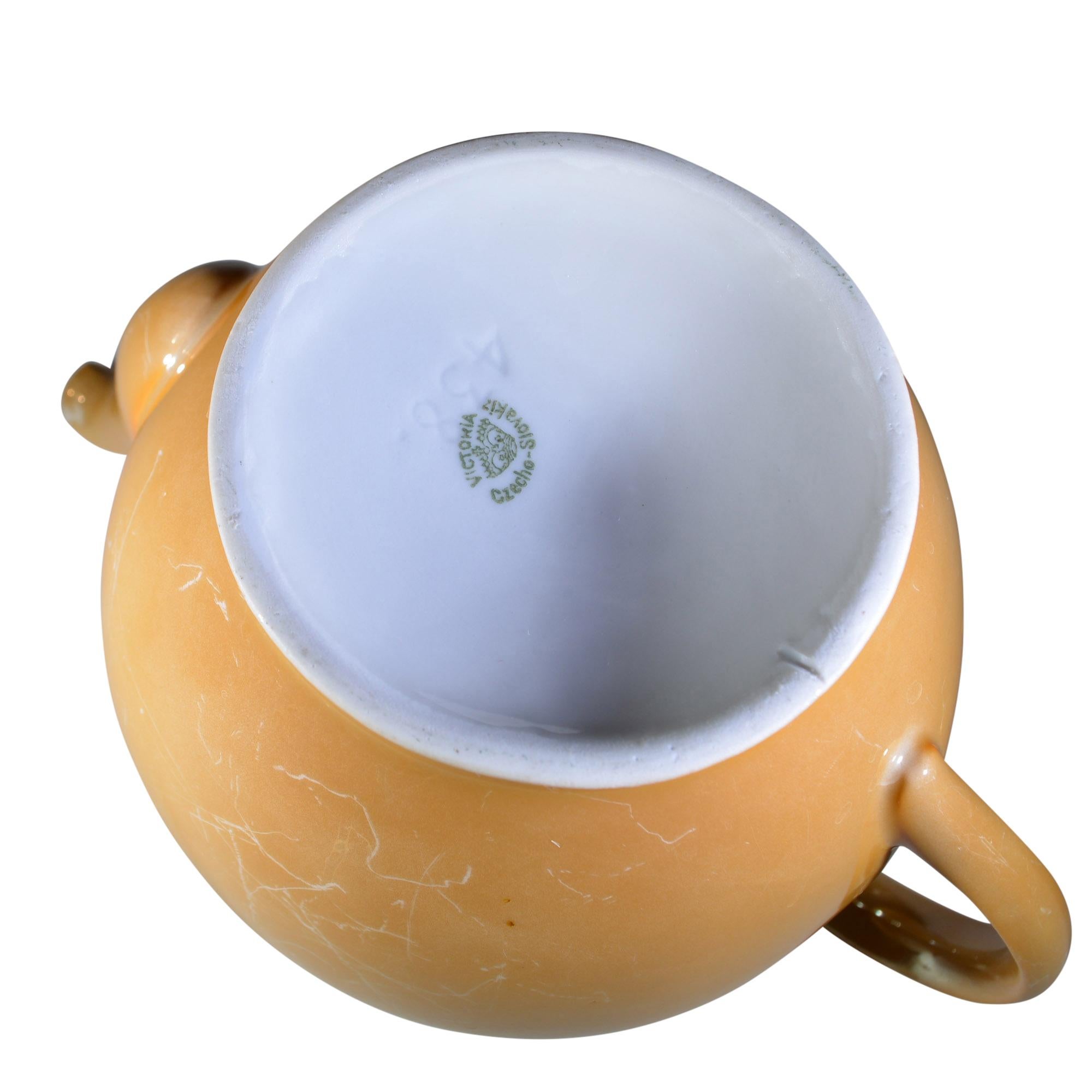 Gold Lusterware Tea Set Czech Slovakia For Sale 1