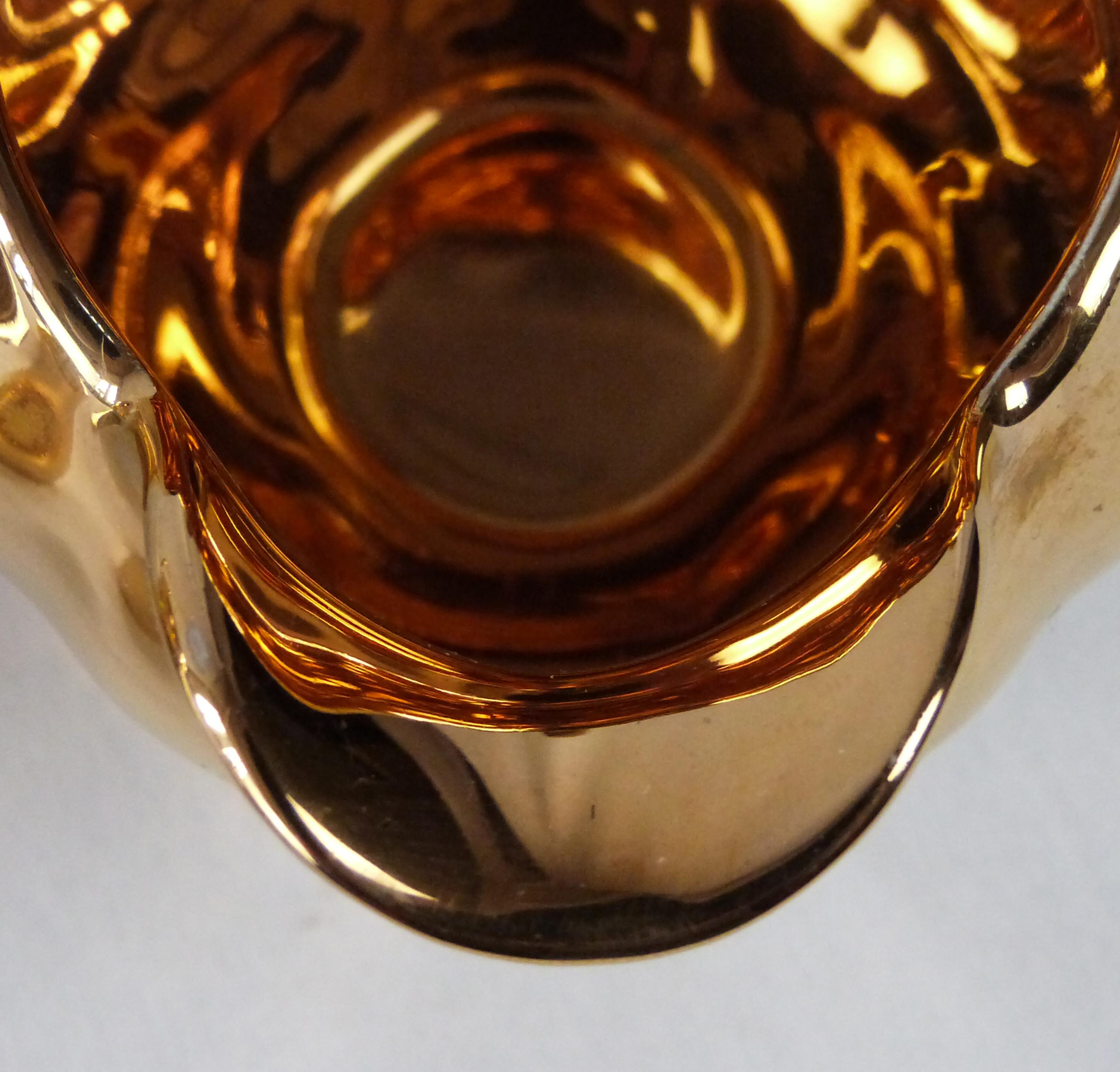 Ceramic Gold Lustre Royal Winton 3-Piece Tea Service in Mint Condition