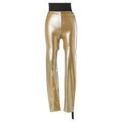 Gold lycra leggings ALEXANDRE VAUTHIER