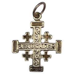 Gold Maltese Jerusalem Cross