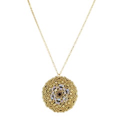 Gold Mandala Necklace