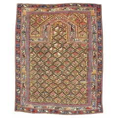 Marasali Shirvan-Gebetteppich aus Gold, Marasali, spätes 19. Jahrhundert