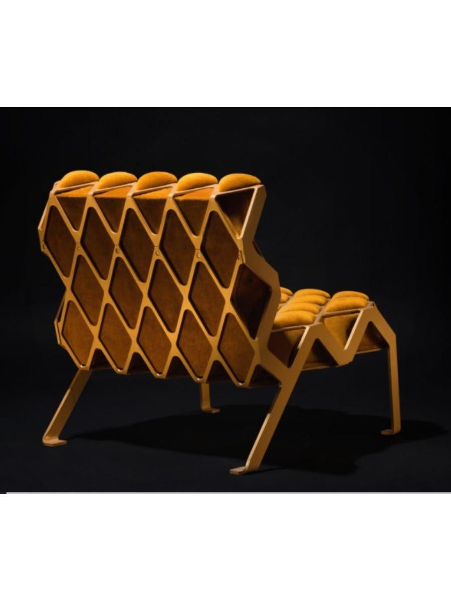 French Gold Matrice Chair by Plumbum