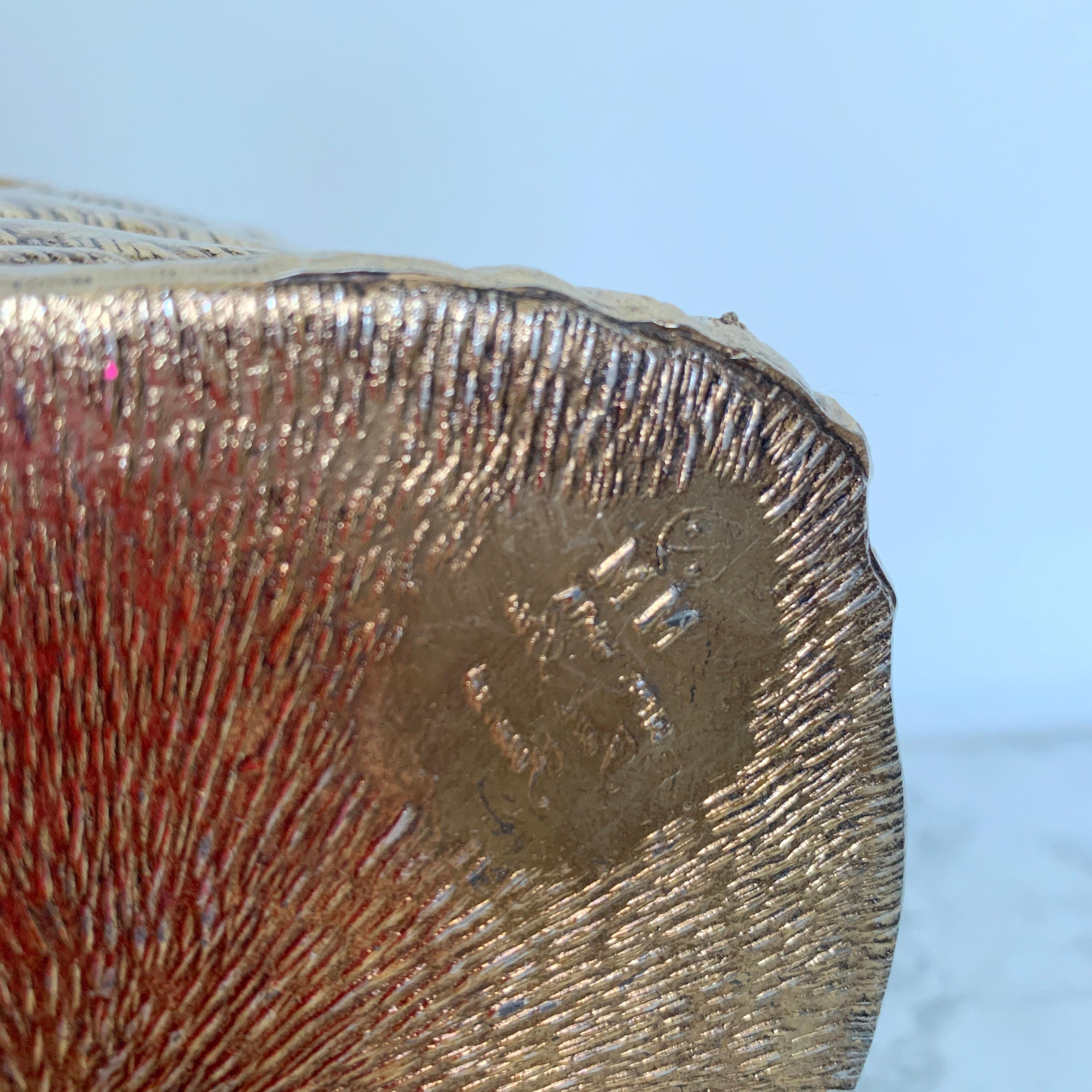 Gold Mauro Manetti Owl Ice-Bucket, Italy, 1960s In Good Condition In Hastings, GB